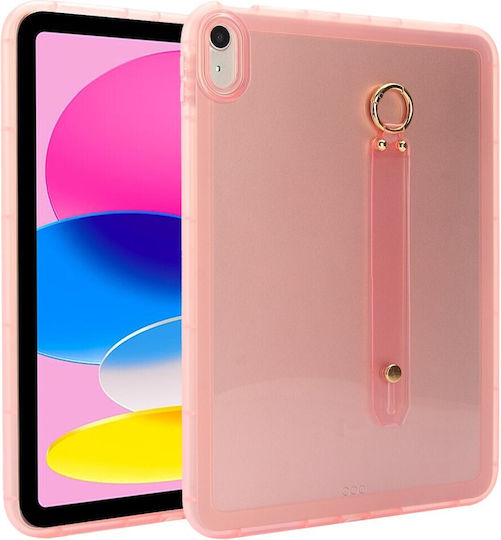 Silikon Armband Handgelenk Hülle Halbdurchsichtig Rosa Apple iPad 10,9" (2022) / iPad 11" (2025)
