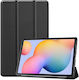 Estuff Galaxy Tab A11 Houston Folio Case Black Pu Leather Front Hard Pc Backside