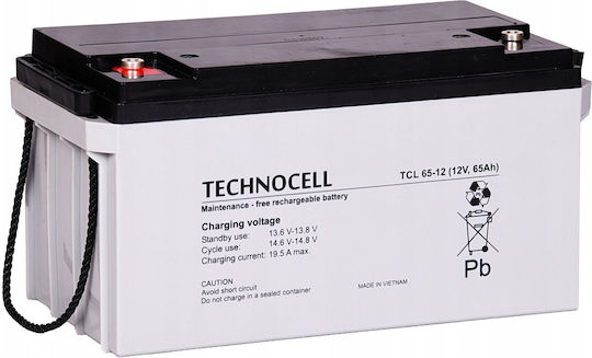 AGM UPS-Batterie mit Gewicht 65Ah und Spannung 12V