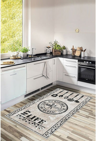 Conceptum Hypnose Hft134 Küchenmatte Läufer Schwarz 80x120cm