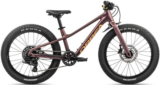 Orbea 20" Детски Планински Велосипед с Дискови Спирачки Лилав