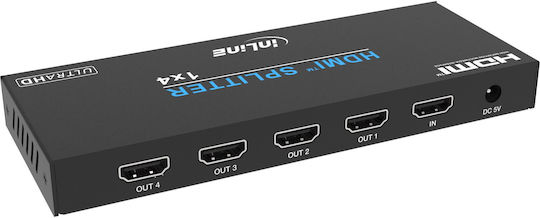 C2G Вграден видео сплитер 1x4 HDMI 4K/60Hz
