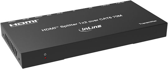 Eaton Линеен AV Система за предаване на сигнал Видео Сплитер Екстендер 1x2 Cat.6 HDMI 4K/30Hz Комплект