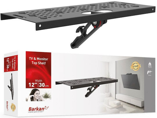 Barkan Рафт за Телевизор Декодер Tuner Дистанционно Управление Или Router 305x120mm