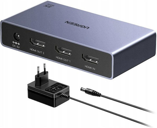 Ugreen HDMI-Splitter Ugreen CM694 1x2 8K 60Hz Schwarz