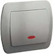 Kontakt-Simon Recessed Wall Switch One-Way with Frame