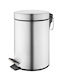 Brabantia Metallischer Mülleimer mit Pedal 5l