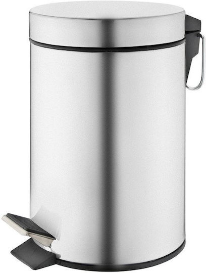 Brabantia Metallischer Mülleimer mit Pedal 5l