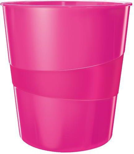 Leitz Kunststoff Mülleimer 15lt Rosa