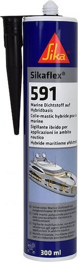 Sika 591 Σφραγιστική Σιλικόνη Μαύρη 70ml