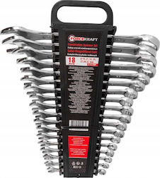 Forcekraft Set 18 Single Polygon Wrenches