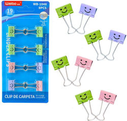 Lean Toys Clips 19mm 8 Bucăți