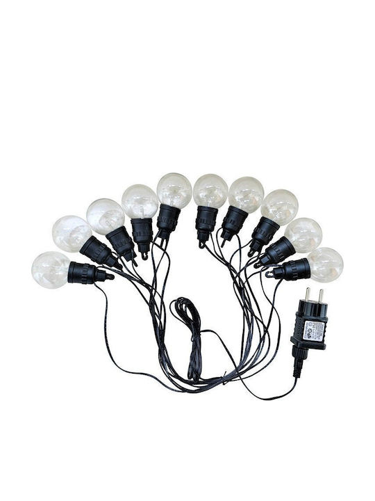 Domoletti Wasserdichte Lichterkette LED 10m mit 10 Lampen Domoletti Wasserdichte Lichterkette LED 10m mit 10 Lampen