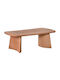 Fylliana Kaffeetisch Zentral Rechteckig Holz Terrakotta M120xB60xH39cm