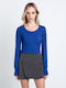 Damentop Blau