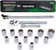Rockforce Rockforce Ratschen- und Steckschlüssel-Set 1/2" 7 Stück