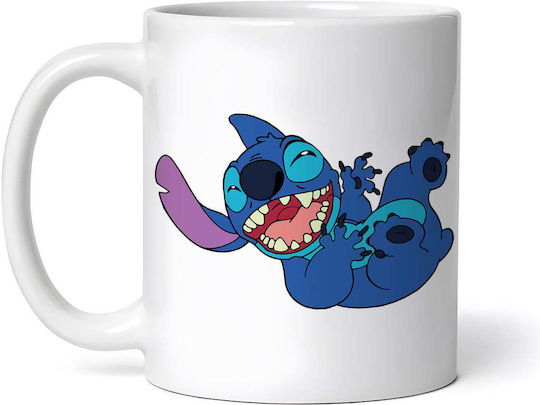 Laughing Lilo And Stitch Κούπα Κεραμική Λευκή 330ml (Προσωποποιημένο) Laughing Lilo And Stitch Κούπα Κεραμική Λευκή 330ml (Προσωποποιημένο)