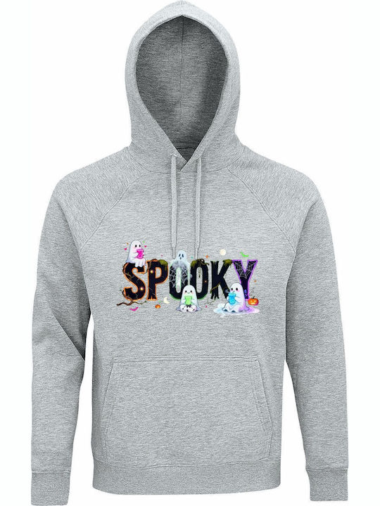 Hanorac Cu Glugă Bumbac Organic Unisex Spooky C...