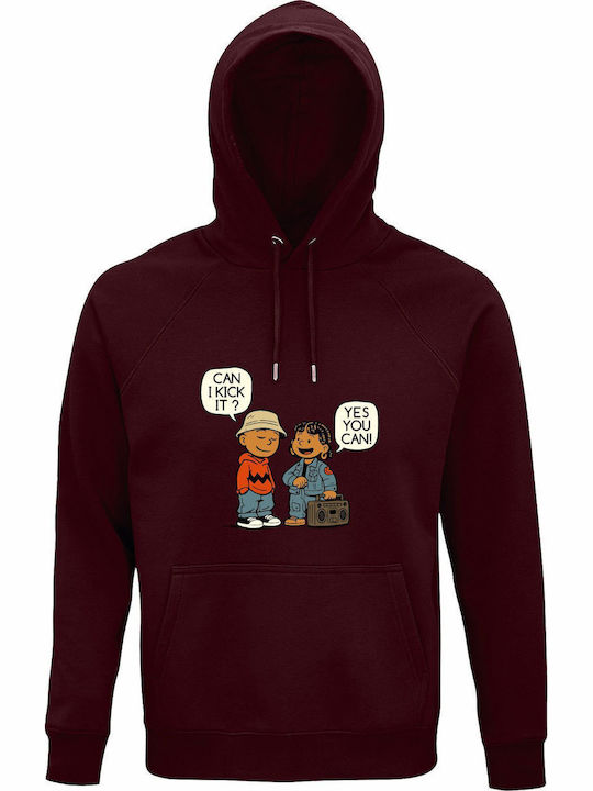 Hanorac Cu Glugă Bumbac Organic Unisex Can I Ki...