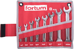 Set Dublu De Chei Poligonale Fortum 8 Bucăți 6-24mm Cr-v 4730104