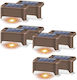 Set of 8 Solar Light Columns
