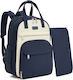 Miss Lulu Wickeltasche Rucksack Marineblau