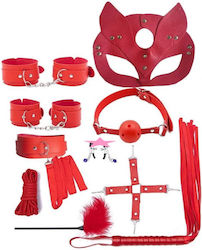 Roza BDSM-Bausatz in Roter Farbe 10 Stück Roza BDSM-Bausatz in Roter Farbe 10 Stück