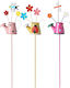 Set 3 Decorațiuni De Grădină Flippy Stropitoare Model Fier 28 X 5 Cm Multicolor