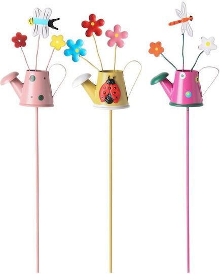 Set 3 Decorațiuni De Grădină Flippy Stropitoare Model Fier 28 X 5 Cm Multicolor