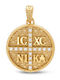 Kiriakos Gofas Kinder Amulett mit Kette Konstantin-Münze aus Gold 9K KN618