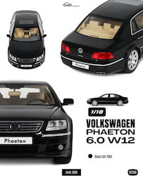 Model Mașină Volkswagen Phaeton 6.0 W12 Negru L041 2005 Scara 1:18 Otto Models Ot1266