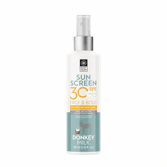 Donkey Milk Sunscreen Lotion for Face & Body SPF30 100ml