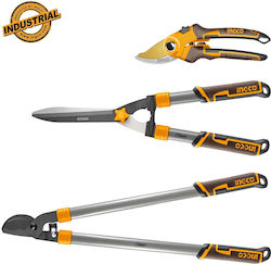 Ingco Gartenschere Set 3 Stück Ingco Gartenschere Set 3 Stück