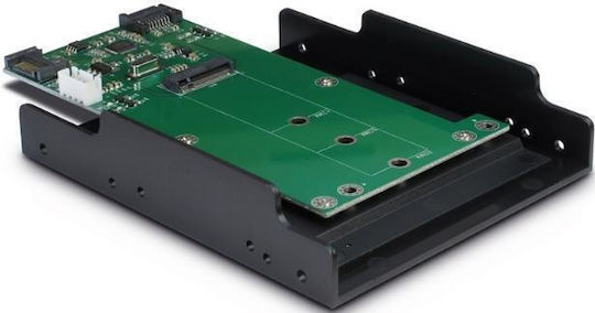 Inter-tech Kt023b Адаптер 3.5 Инча 1x Sata Мъжки 1x M.2 Sata Ssd