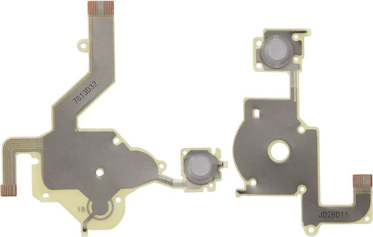 Left Right Buttons Conductive Film Playstation Portable Psp 2000 2 Piece Set