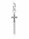 Ανδρικό Σκουλαρίκι Cross Chain – Κρίκος Σταυρό & Αλυσίδα Ss95