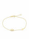 Senzio Belibasakis Kids Bracelet From 9K Gold With Crown And Stones 3SOUB462B