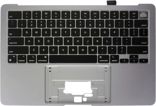 Tastatură Laptop Keyboard Palmrest Apple MacBook Air 13" M3 A3113 Early 2024 Emc 8611 661-40229 661-40228 661-40227 661-40229 661-40230 US Gri Κωδ.41592uspalmgray
