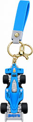 Fashion-Wear 3D Silicone Racing Car Keychain