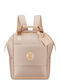 Delsey Backpack Laptop Bag in Beige Colour