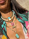 Kaleido Necklace From Gold Plated Steel
