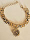 Women's Watch Battery with Gold Stainless Steel Bracelet