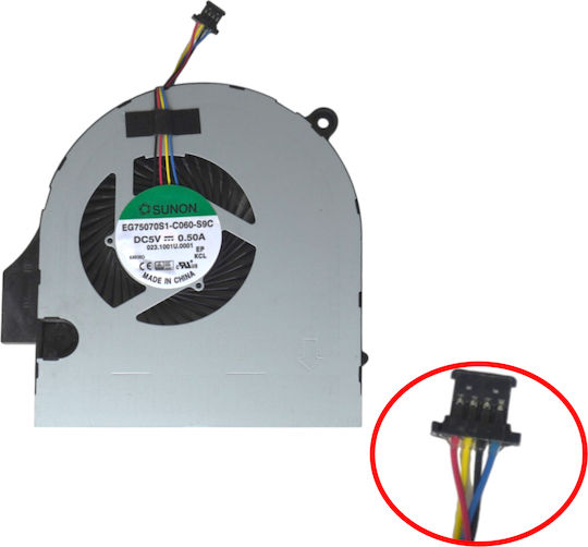 Ανεμιστηράκι Laptop Gpu Cooling Fan Acer Aspire V 17 Nitro Vn7-791 Vn7-791g Xrf-bp10a815-hj791g Eg75070s1-c060-s9c 023.1001u.0001 4pin Κωδ.81796