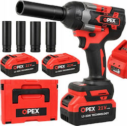 Opex Tools OPX28038 Μπουλονόκλειδο 21V 2x3Ah 1/2" Opex Tools OPX28038 Μπουλονόκλειδο 21V 2x3Ah 1/2"