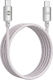 Forever Кабел USB-C мъжки - USB-C 60W Сребрист 1м