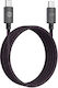 Forever Кабел USB-C мъжки - USB-C 60W Сив 1м