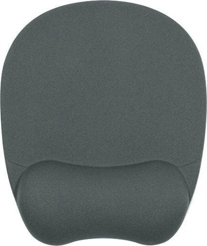 Powerton Powerton Mauspad 235mm mit Handgelenkstütze Grau WPEPE6-G