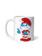 The Smurfs Papa Smurf Moș Crăciun Cană Ceramică Moși Crăciuni 330ml cu Personalizare