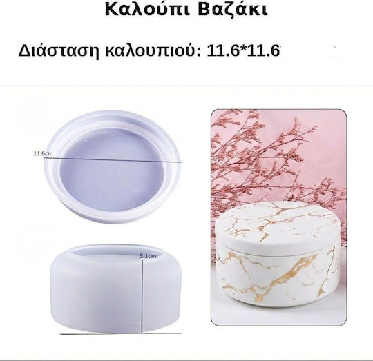 Formen Silikon Vasaki 11.6x11.6x5.1cm
