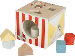 Micki Micki Baby Aktivitätsspielzeug Würfel aus Holz mit Sounds für 12+ Monate
